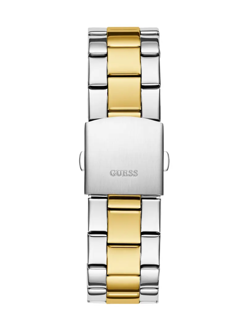 GUESS Orologio analogico 'MONTE' oro / abete / argento miniatura 2