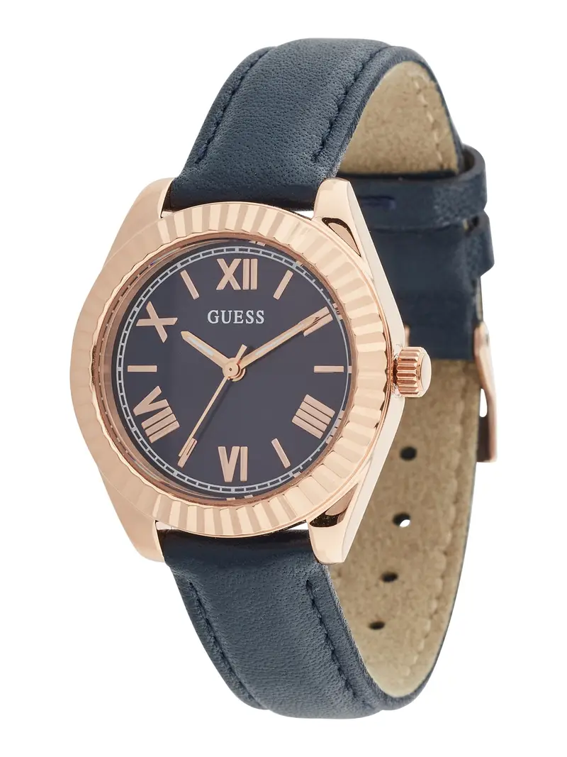 GUESS Orologio analogico navy / oro rosé