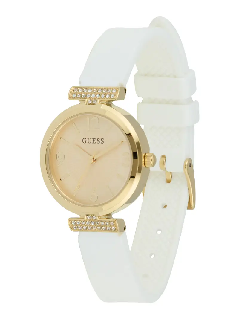 Orologio analogico oro / bianco