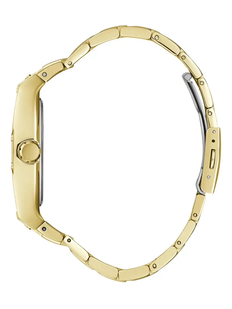 GUESS Orologio analogico oro / nero miniatura 3