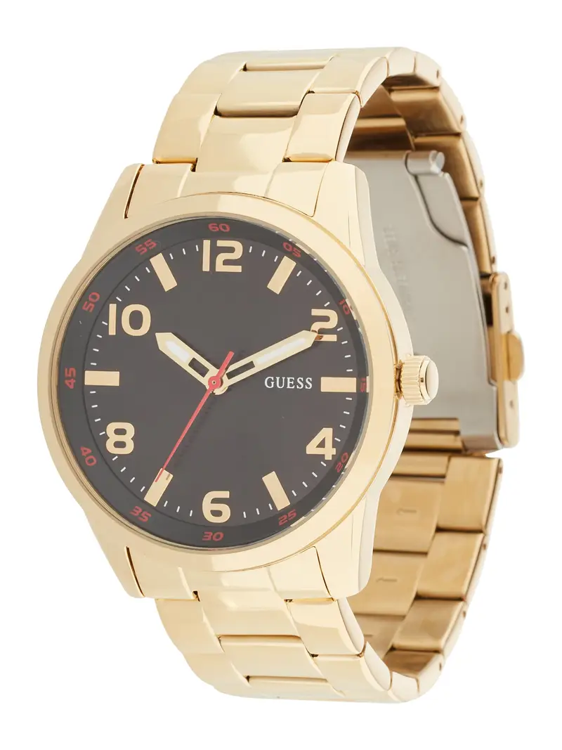 GUESS Orologio analogico oro / nero