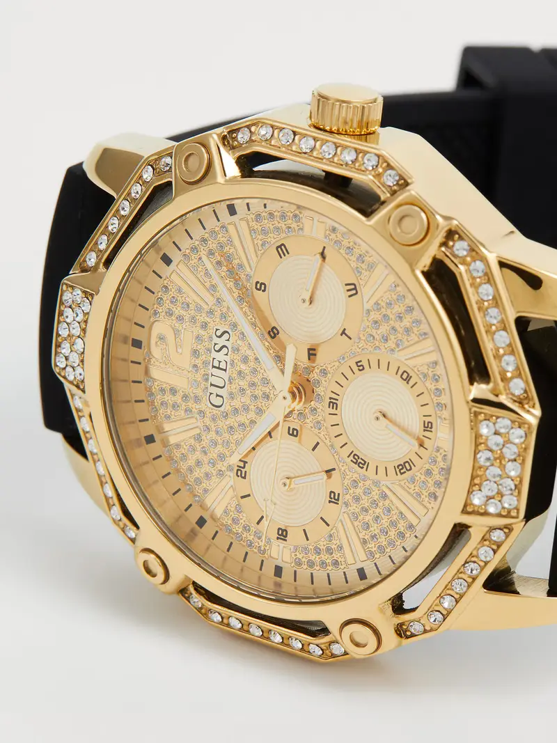 Orologio analogico oro / nero miniatura 3