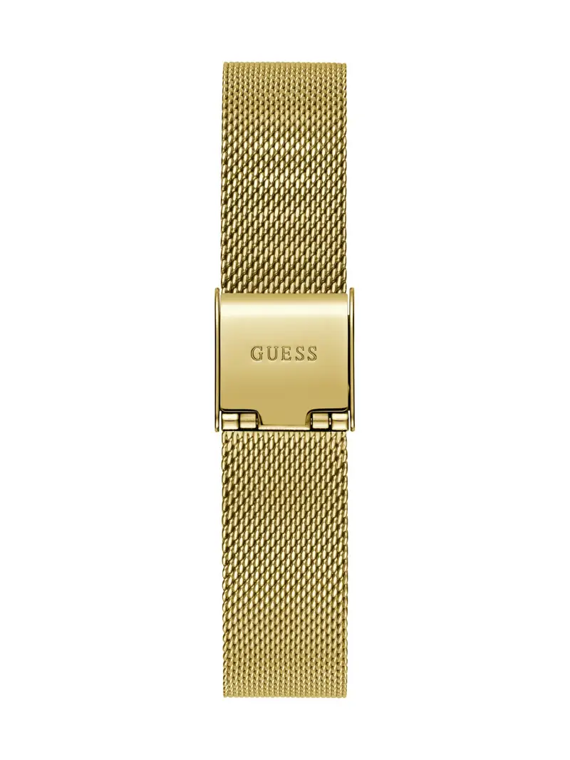 GUESS Orologio analogico oro / nero / trasparente miniatura 3