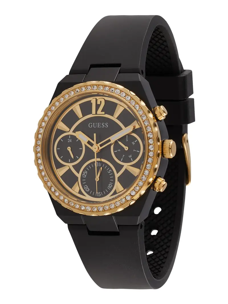 GUESS Orologio analogico  oro / nero / trasparente