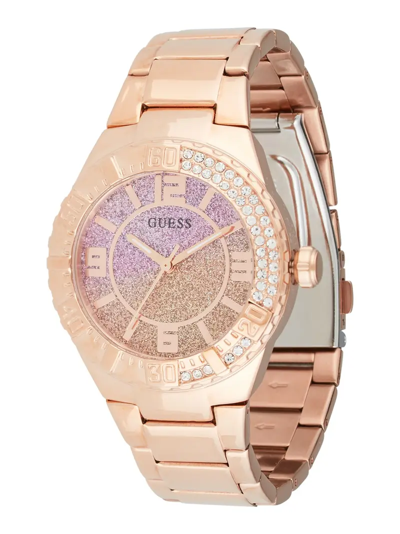 GUESS Orologio analogico  oro / oro rosé / rosa chiaro