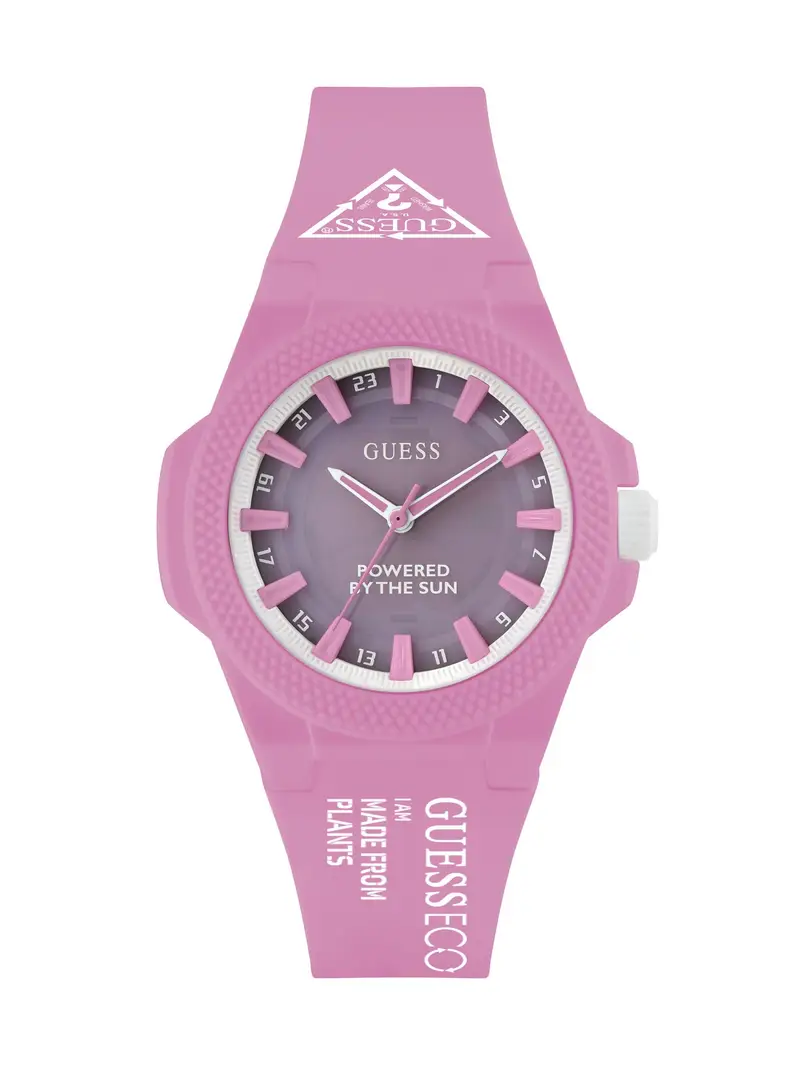 GUESS Orologio analogico ' OUTSPOKEN ' rosa / bianco