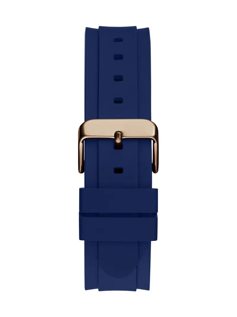 GUESS Orologio analogico 'PARKER' blu scuro / oro miniatura 2