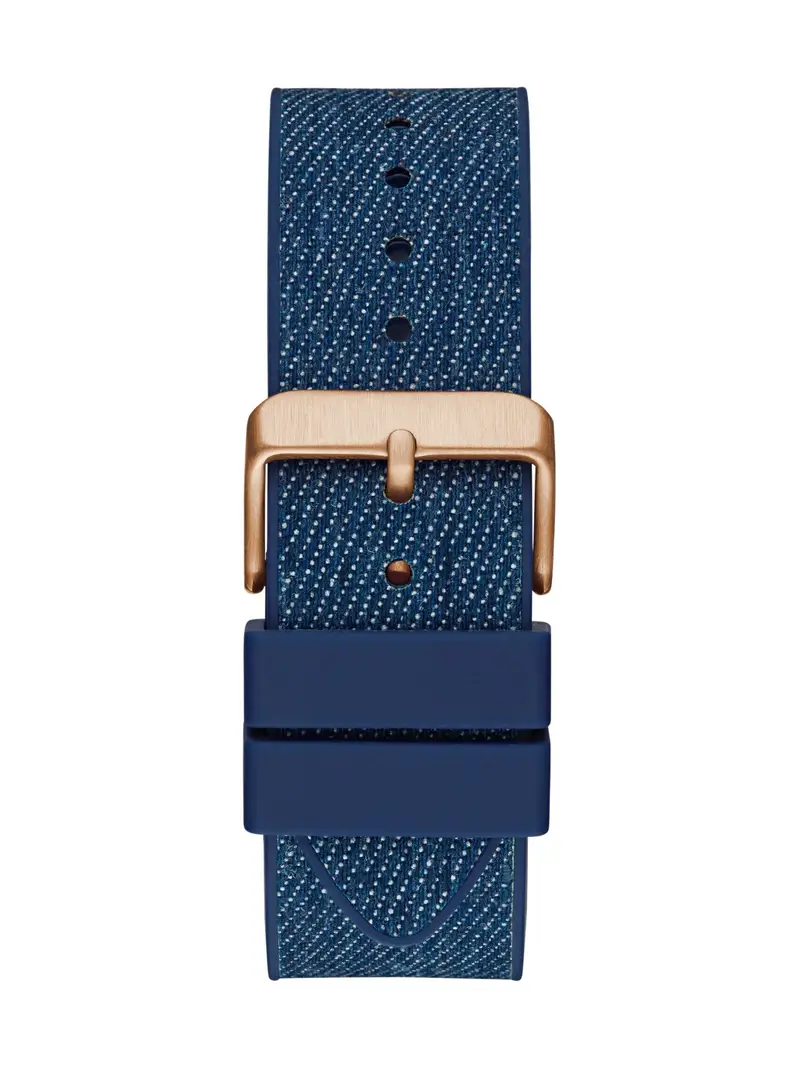 GUESS Orologio analogico 'Phoenix' blu / oro miniatura 2