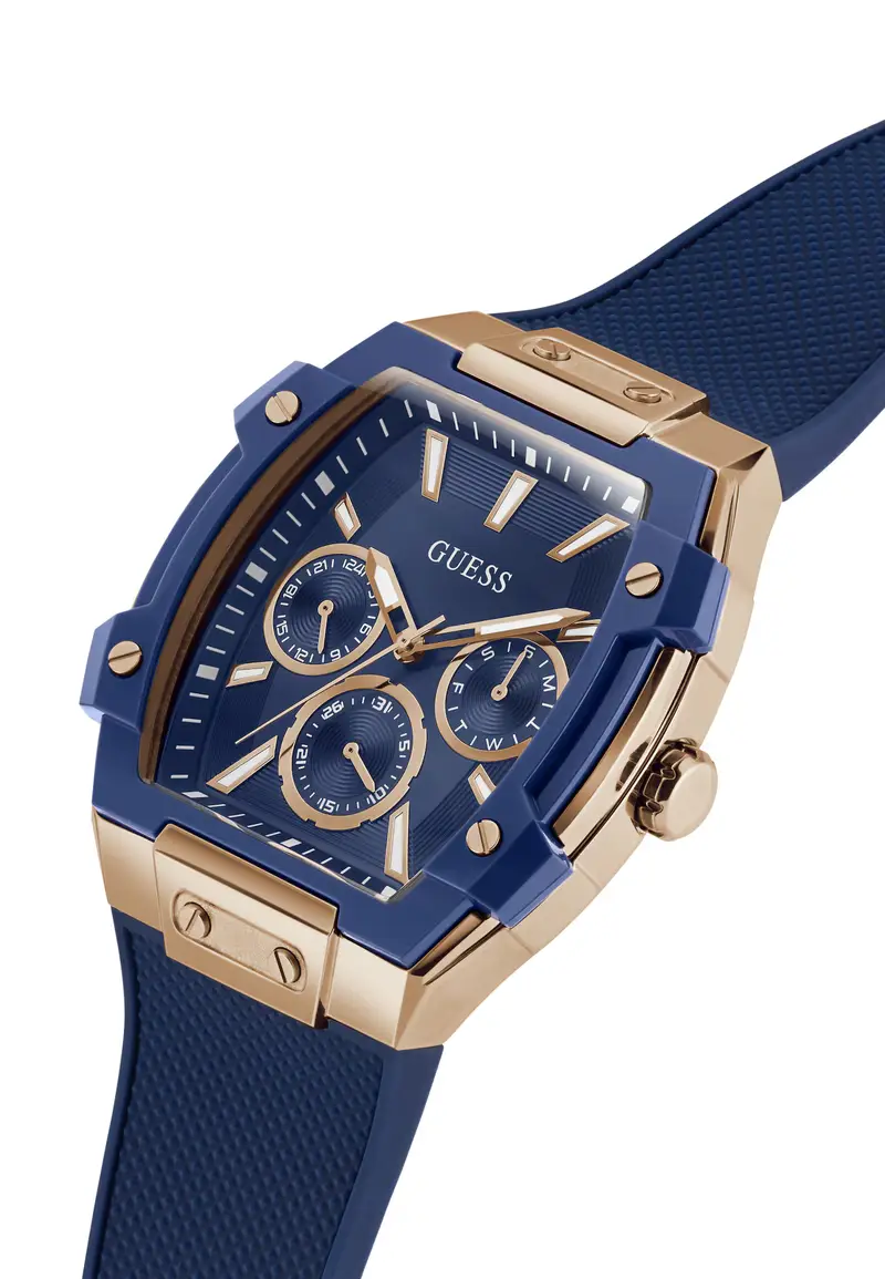 Orologio analogico 'Phoenix' blu / oro miniatura 3