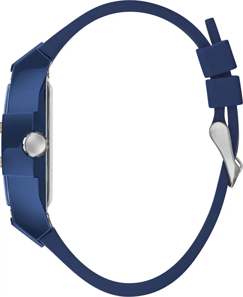 GUESS Orologio analogico 'PHOENIX' blu scuro / oro / argento miniatura 2