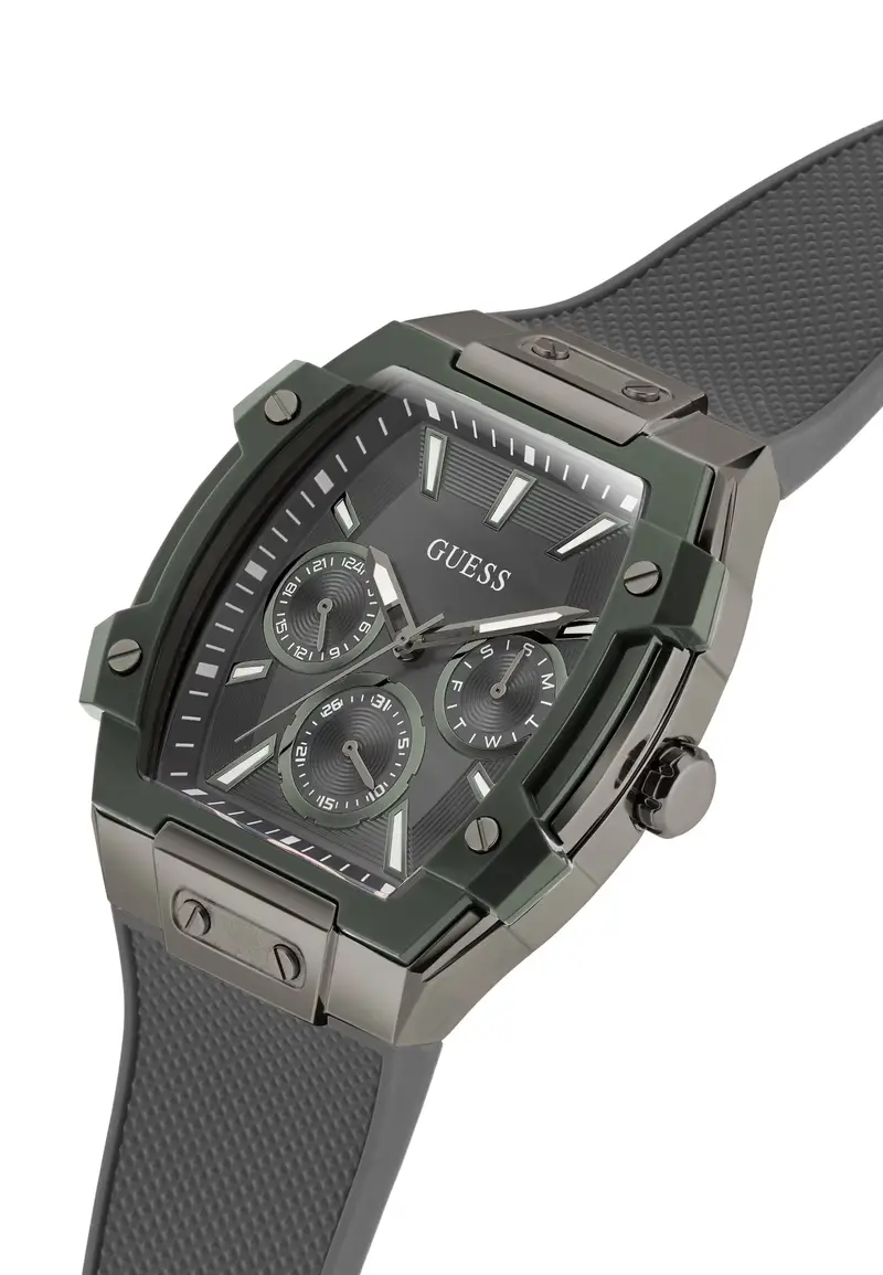 Orologio analogico 'Phoenix' grigio scuro / cachi miniatura 3