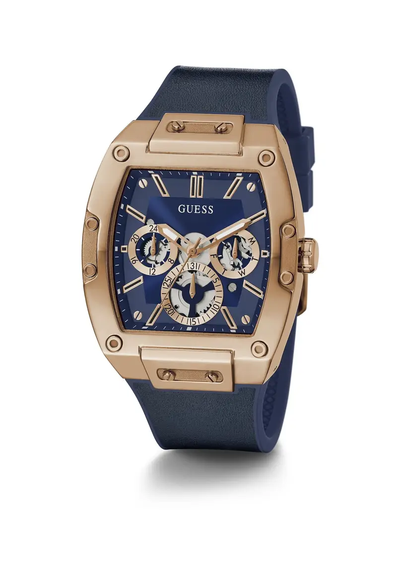 GUESS Orologio analogico 'Phoenix' navy / oro miniatura 3