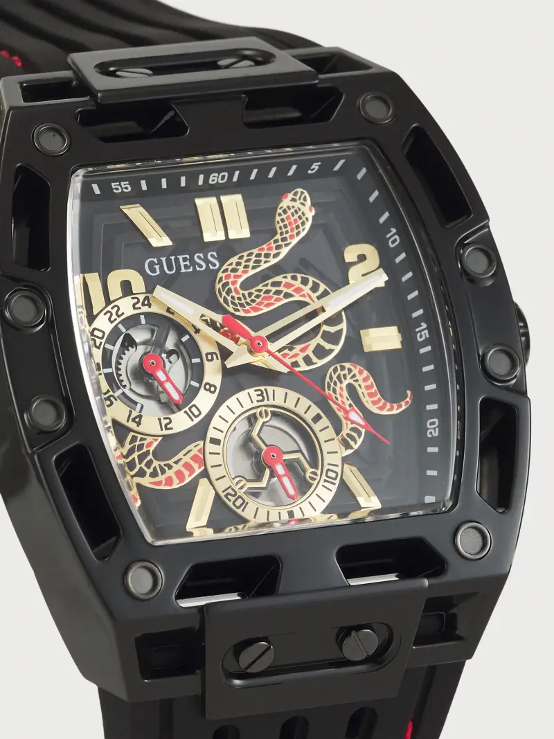 Orologio analogico 'Phoenix' oro / rosso / nero miniatura 3