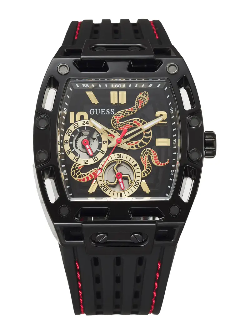 Orologio analogico 'Phoenix' oro / rosso / nero