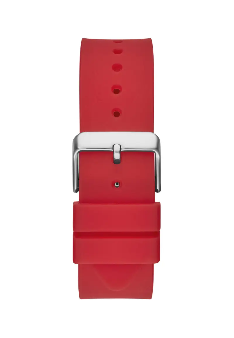 Orologio analogico 'Phoenix' rosso carminio / nero / argento / bianco miniatura 3