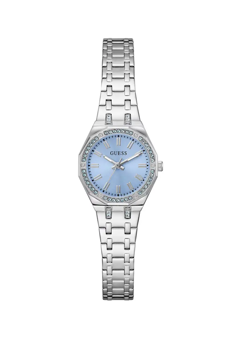 Orologio analogico 'PIXIE' blu chiaro / argento miniatura 2