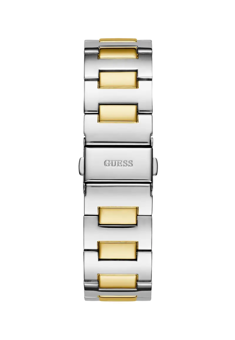 GUESS Orologio analogico 'Punctual' oro / argento miniatura 2
