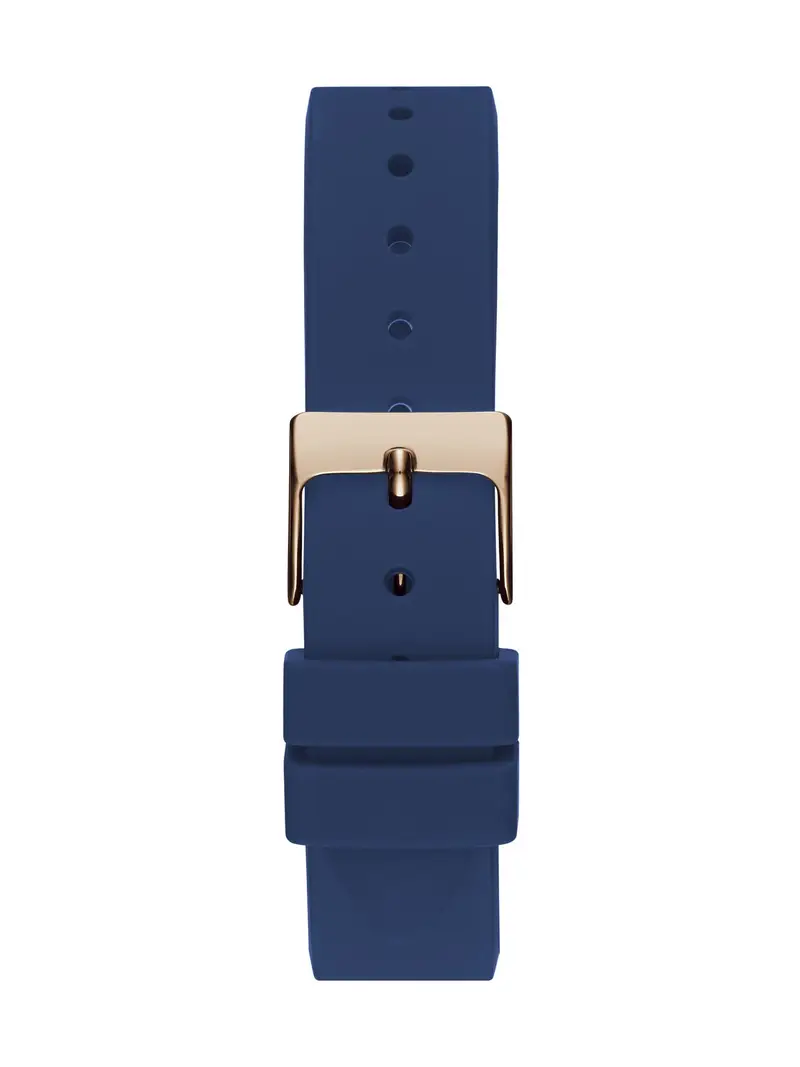 GUESS Orologio analogico 'QUATTRO CLEAR ' blu / oro miniatura 3