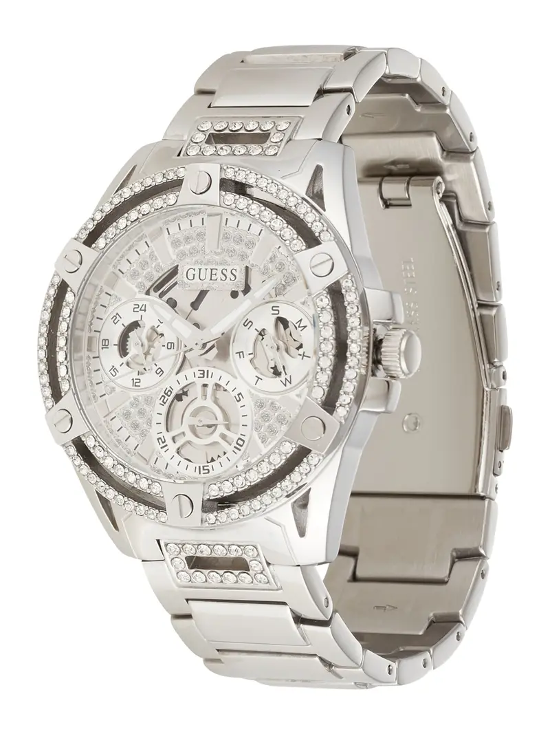 GUESS Orologio analogico 'Queen' argento