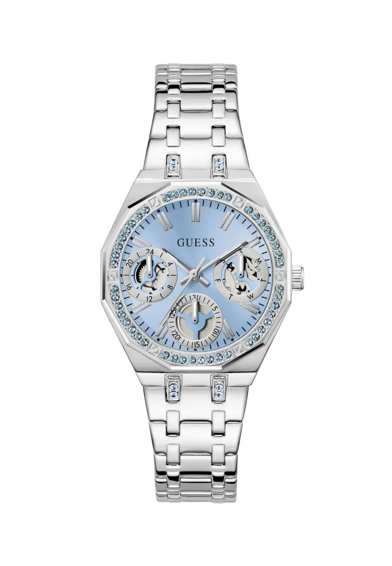 Orologio analogico 'QUINN' blu chiaro / argento miniatura 2