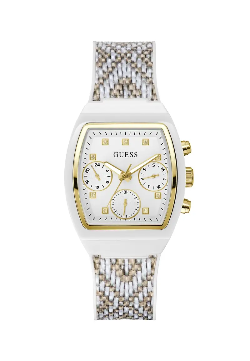 GUESS Orologio analogico 'Rendezvous' oro / bianco