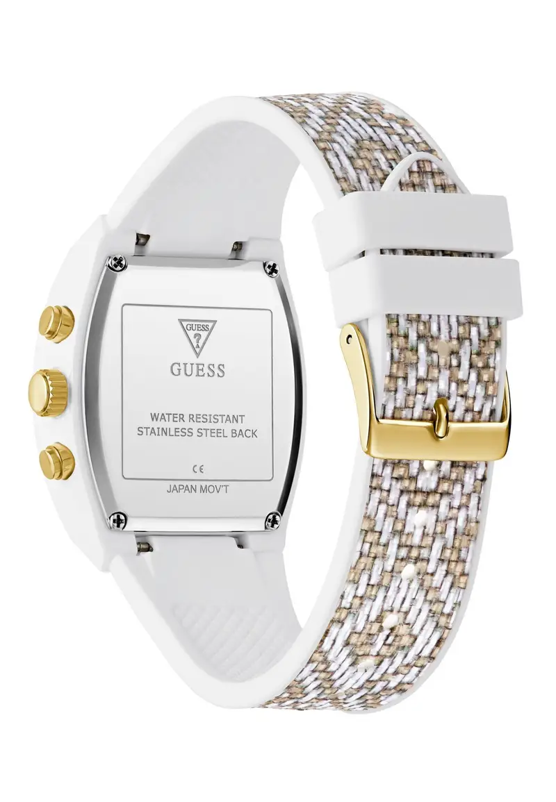 GUESS Orologio analogico 'Rendezvous' oro / bianco miniatura 3