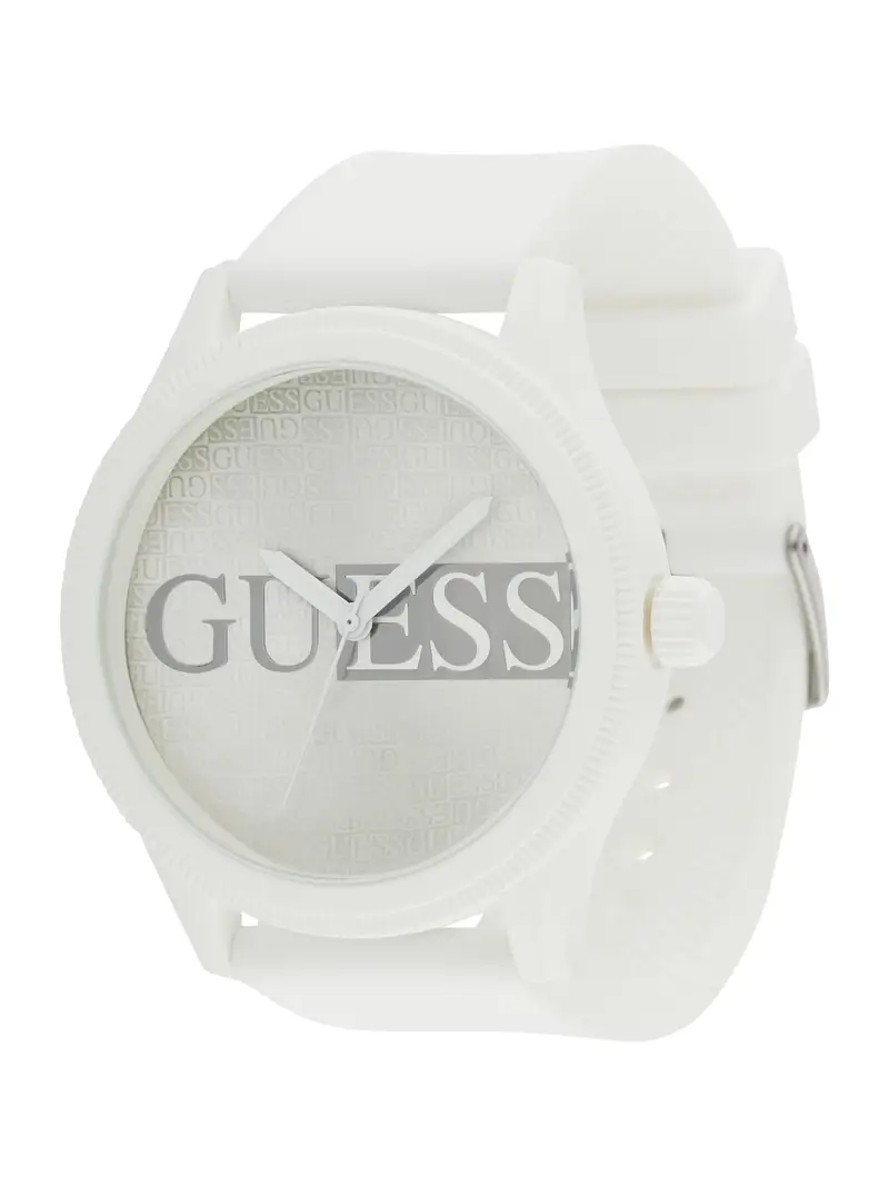 GUESS Orologio analogico 'Reputation'  bianco