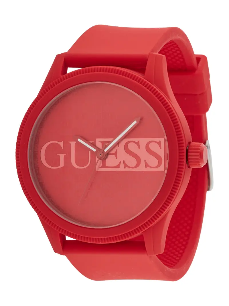 GUESS Orologio analogico 'Reputation'  rosso