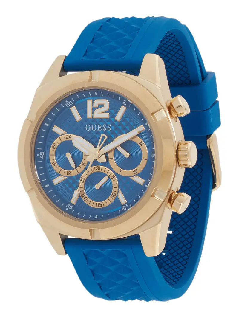 Orologio analogico 'RESISTANCE' blu / oro