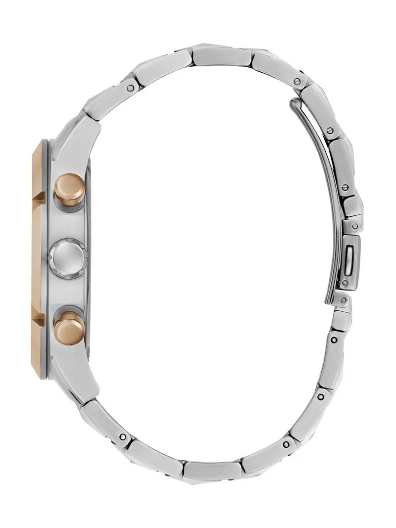 GUESS Orologio analogico 'Resistance' blu scuro / oro / argento / offwhite miniatura 2