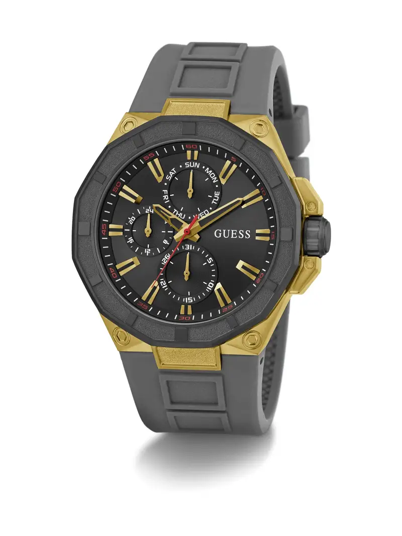 GUESS Orologio analogico senape / oro / cachi / verde scuro miniatura 3