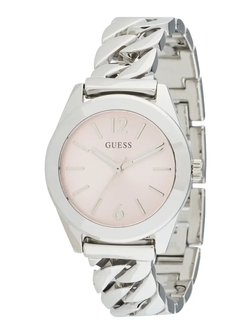 GUESS Orologio analogico 'Serena'  rosa / argento