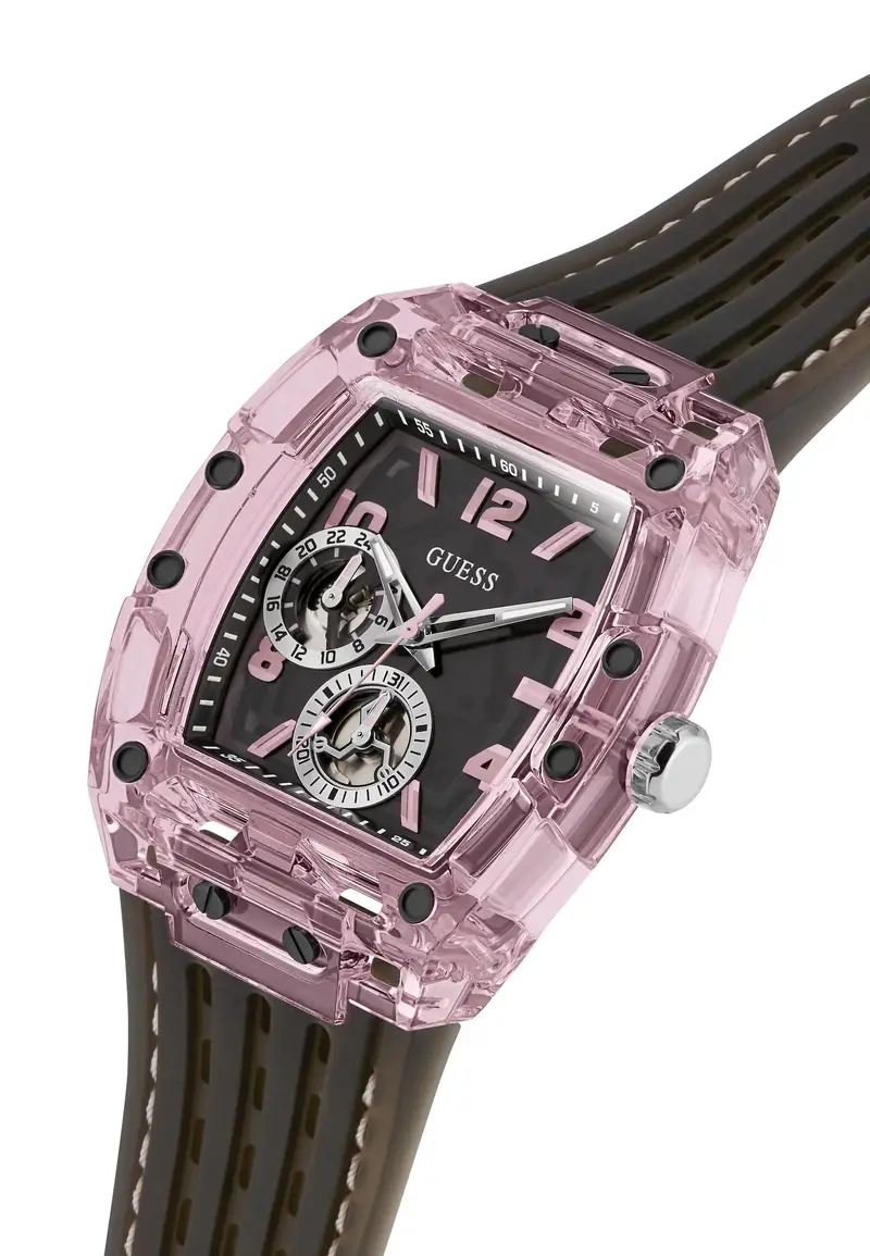 Orologio analogico 'SPORTING PINK' rosa chiaro / nero miniatura 3