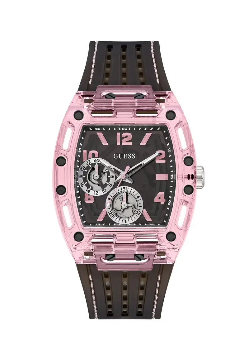 Orologio analogico 'SPORTING PINK' rosa chiaro / nero