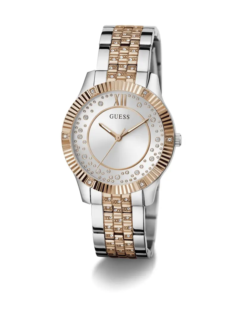 GUESS Orologio analogico 'STARSTRUCK' oro / argento / trasparente miniatura 3