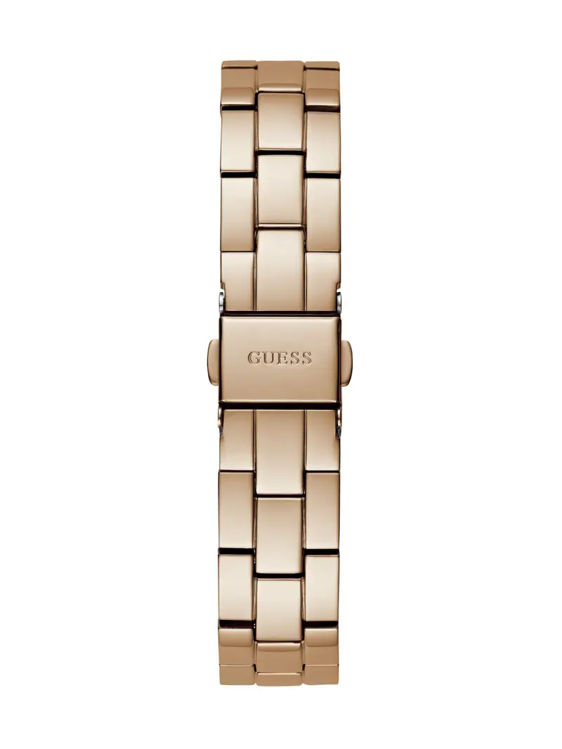 GUESS Orologio analogico 'THREE OF HEARTS' blu chiaro / oro rosé / rosa / bianco miniatura 3
