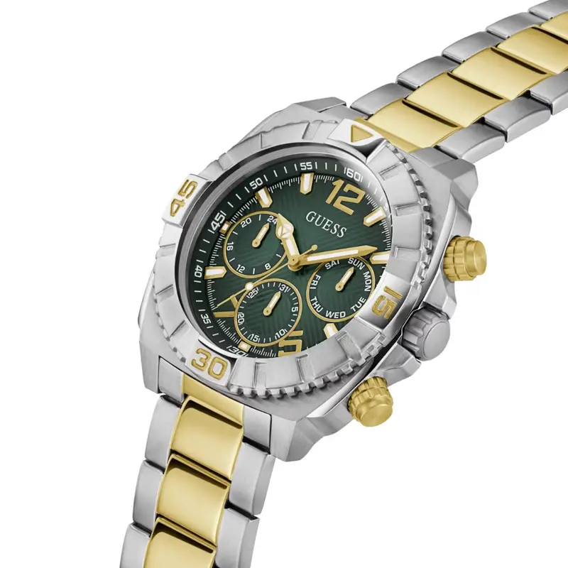 Orologio analogico 'TRACTION' oro / verde / argento miniatura 2