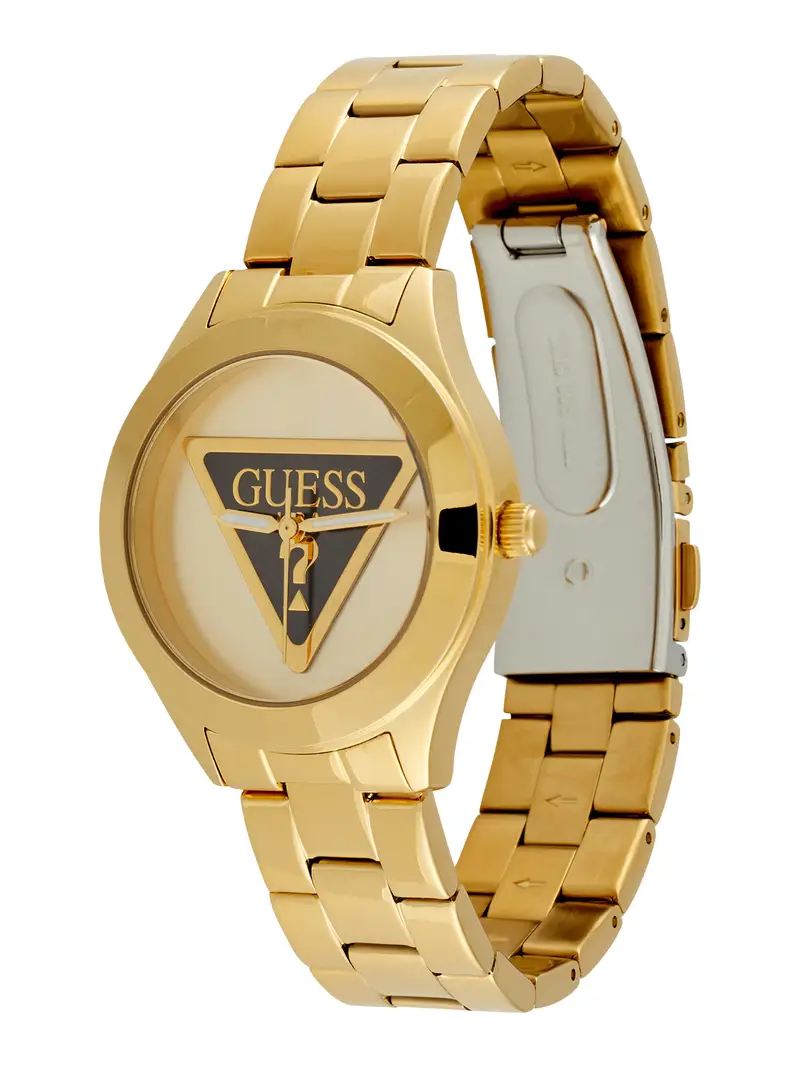 Orologio analogico 'Tri Plaque' oro / nero / argento