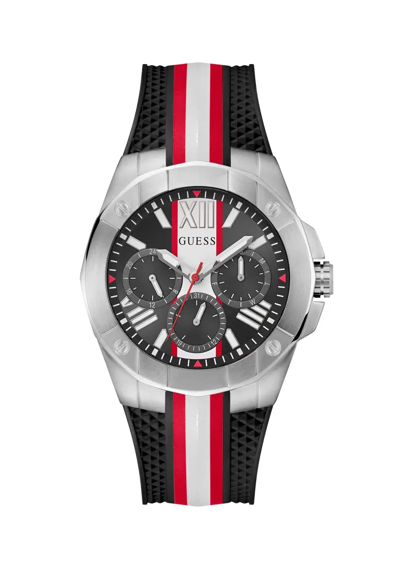 Orologio analogico 'VETTE' rosso / nero / bianco miniatura 2