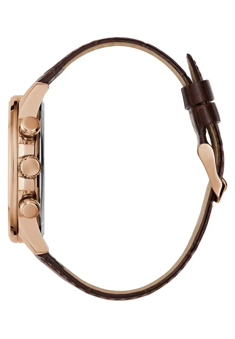 Orologio analogico 'WALKER' marrone scuro miniatura 3