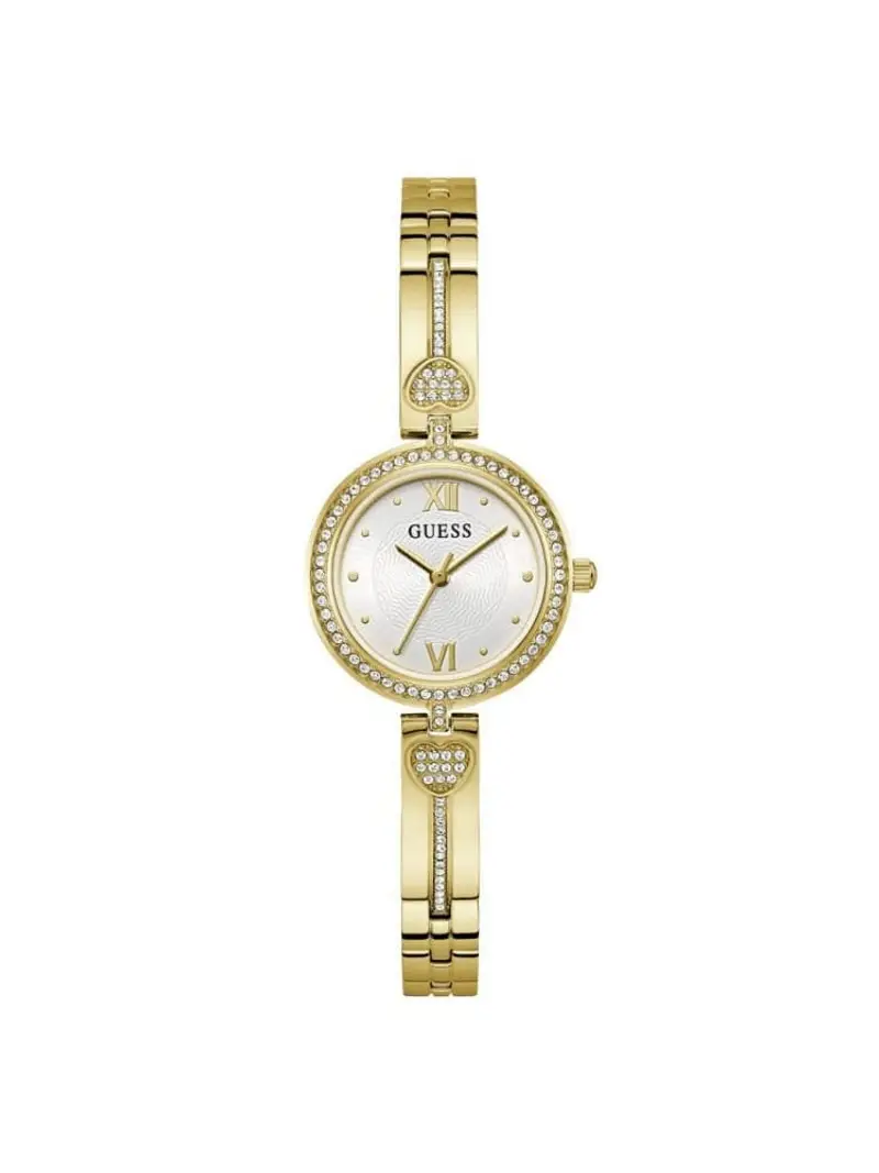 orologio guw lovey 3h 27mm wht gd ss brac