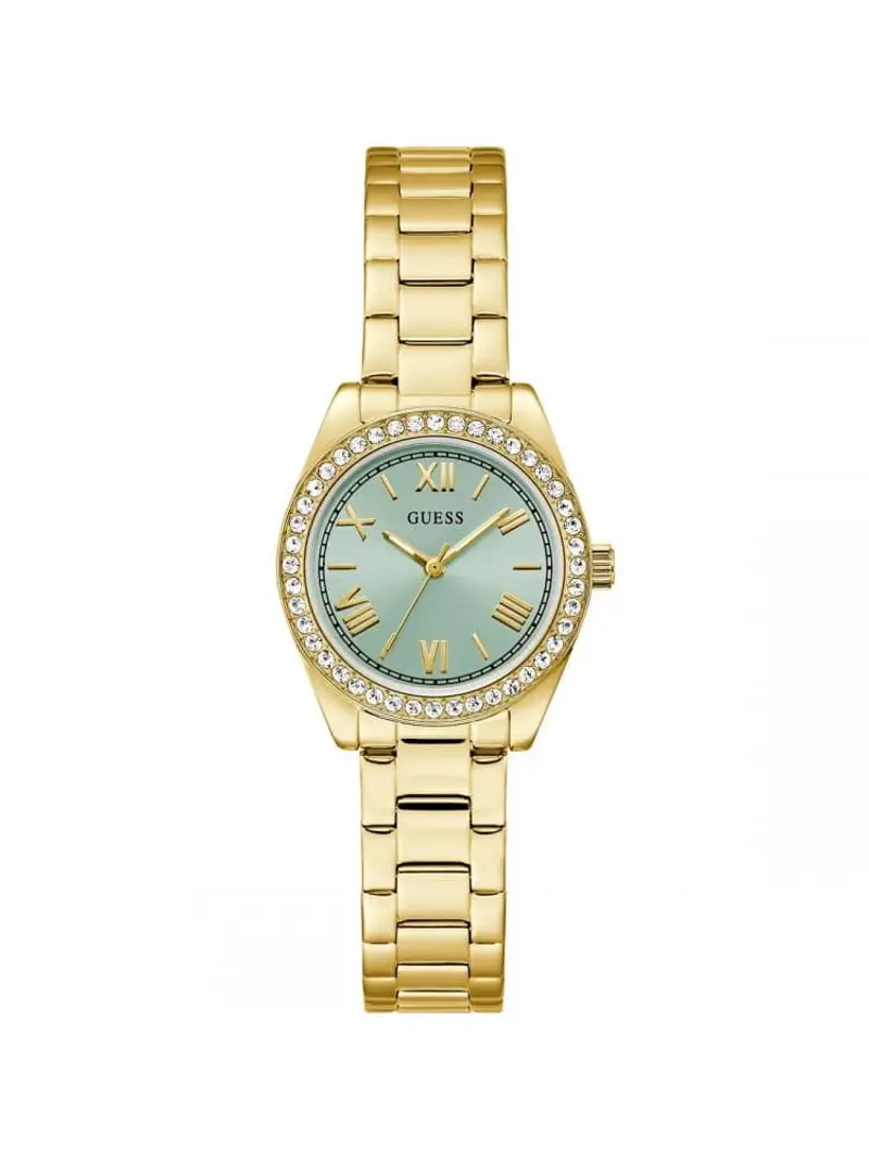 orologio guw mini luna 3h 30mm green gold ss rec