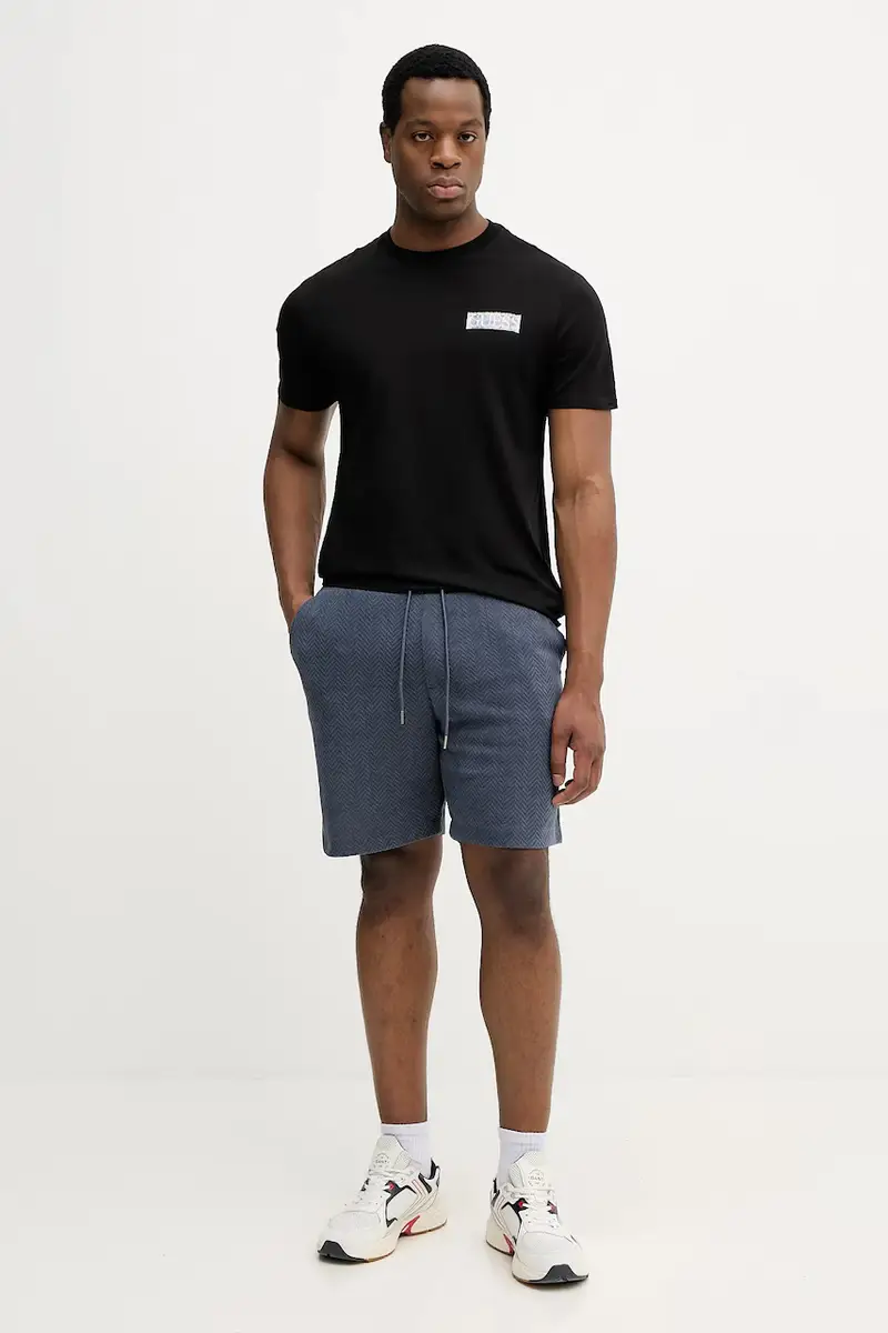 pantaloncini CALVIN uomo colore blu navy M5YD41 KCWN2 miniatura 2