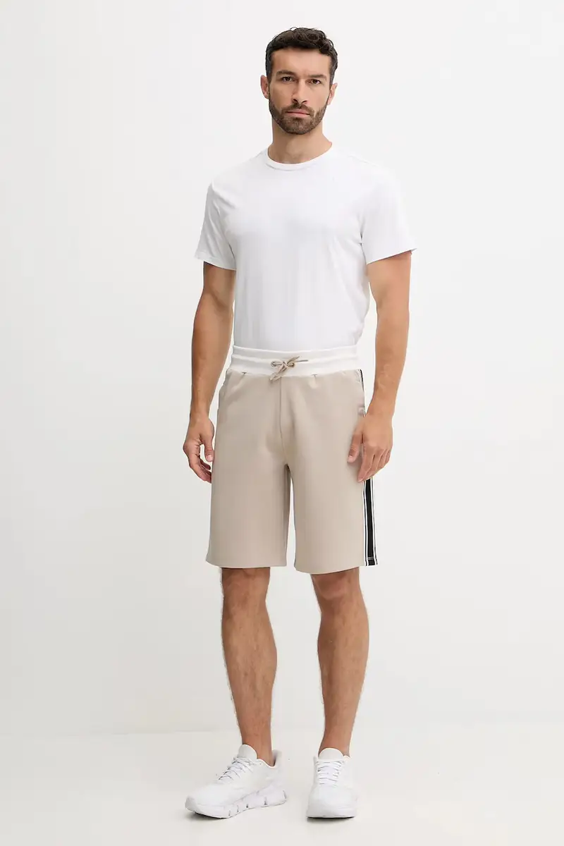 pantaloncini FULVIO uomo colore beige Z5YD01 KCRU2 miniatura 2