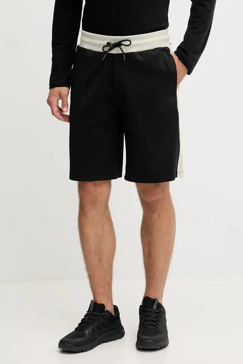 pantaloncini FULVIO uomo colore nero Z5YD01 KCRU2 miniatura 2