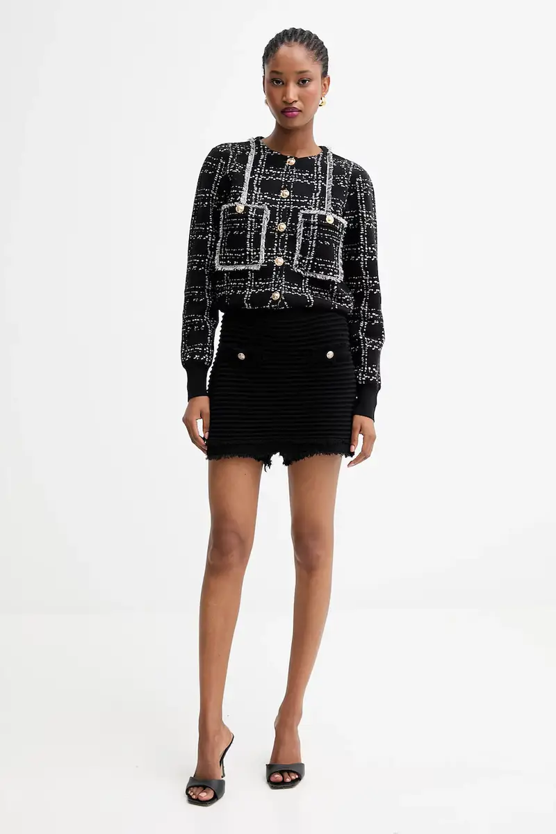 pantaloncini MALINA donna colore nero W5YD1R Z0201 miniatura 2