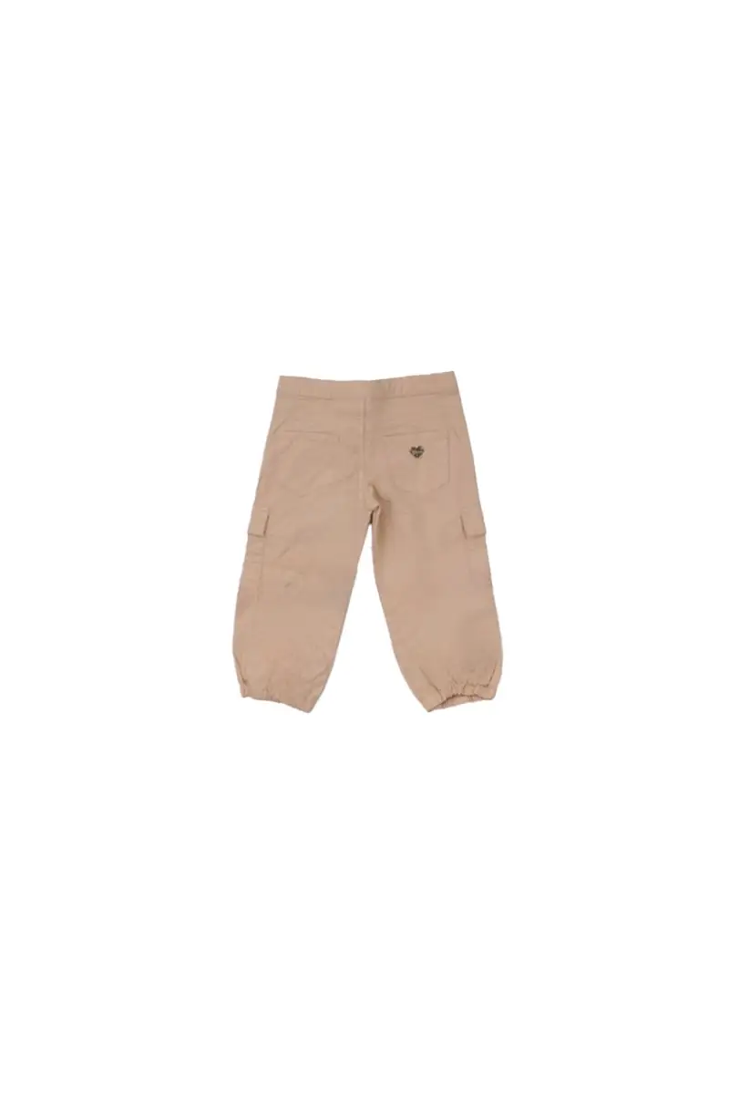 Pantalone Bambina GUESS Taupe Gmt dye gabardine cargo pants miniatura 2