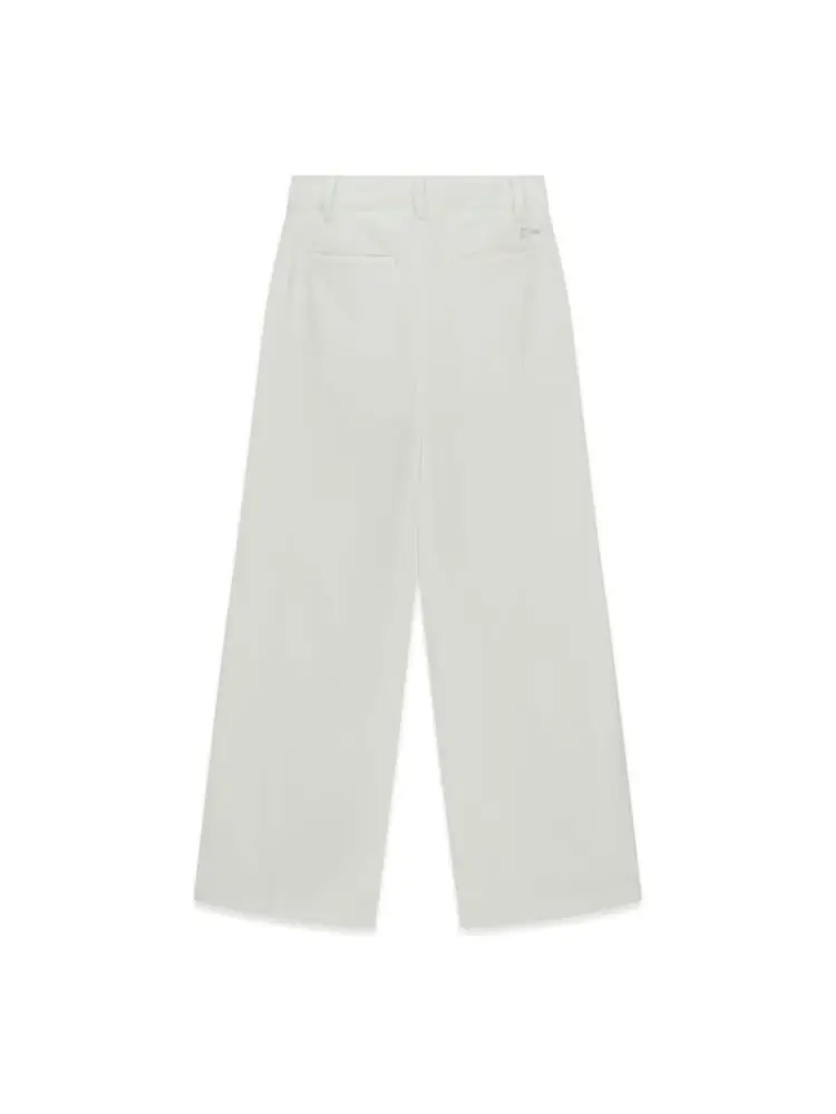 pantalone bianco bambina mini logo miniatura 3