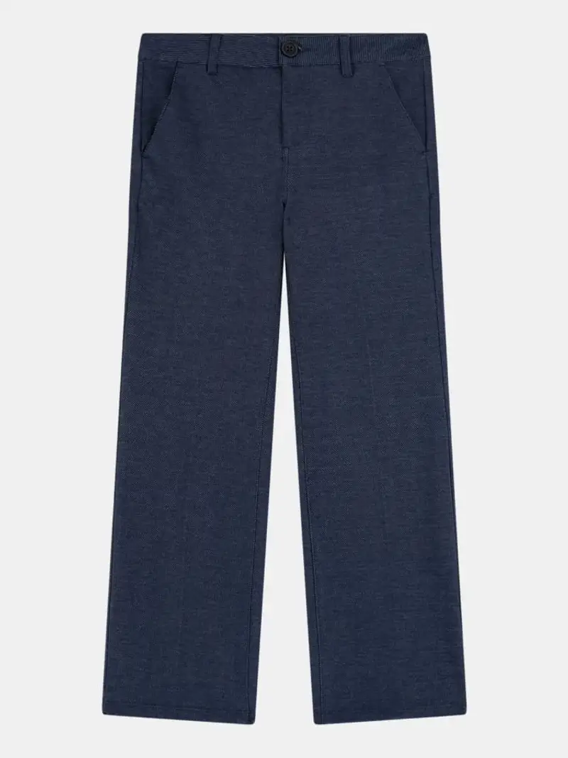 Guess pantalone blu navy bambino in chino slim