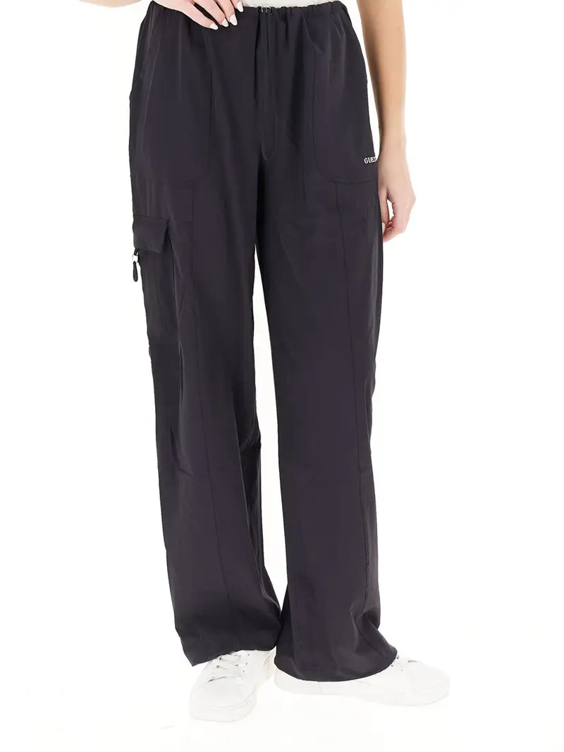 pantalone cargo guess nat da donna - nero